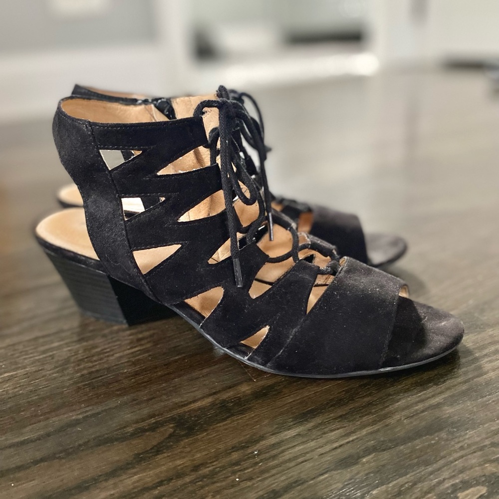PESARO Block Heel Sandals